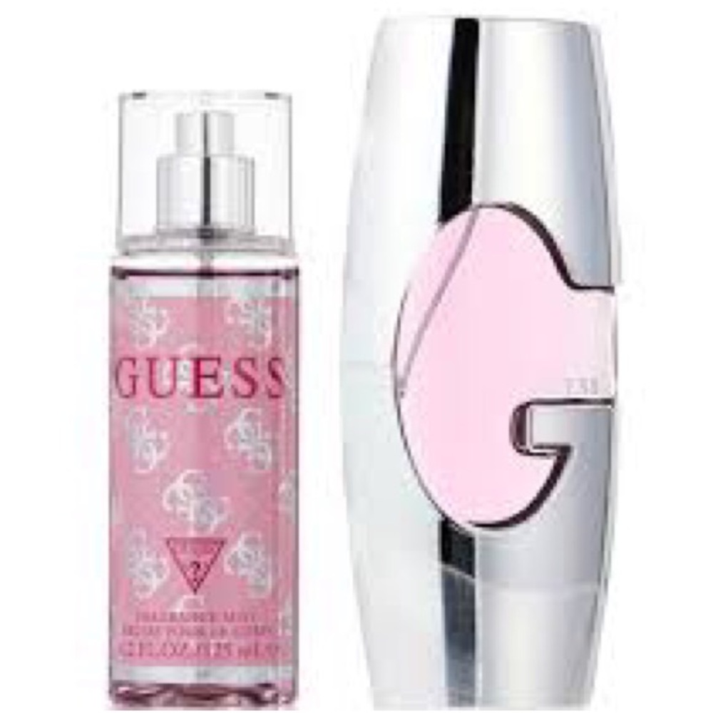 New in Box. GUESS Pink Fragrance & Body Mist Gift Set